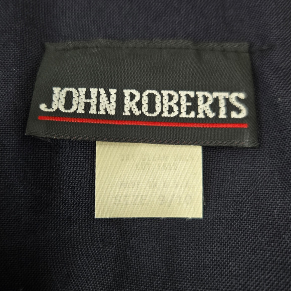 Vintage 1980s John Roberts Black Tan Oversized Abstract Print Dress Size Large - Picture 5 of 10